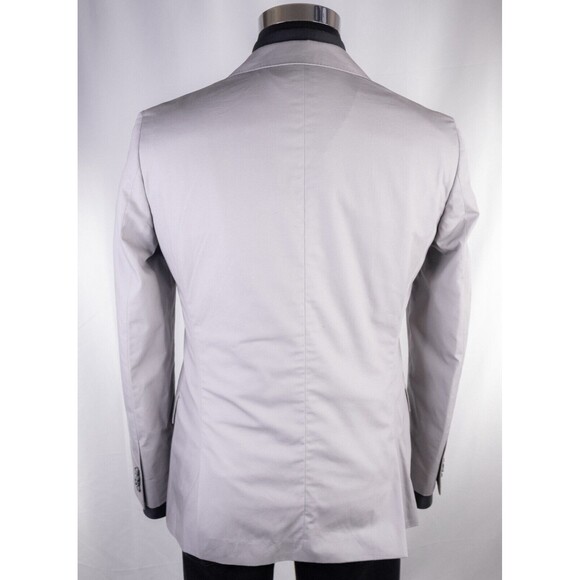 Club Monaco New York Grant Fit Cotton Sport Coat Jacket Blazer Beige Sz 36R EUC - Picture 7 of 13